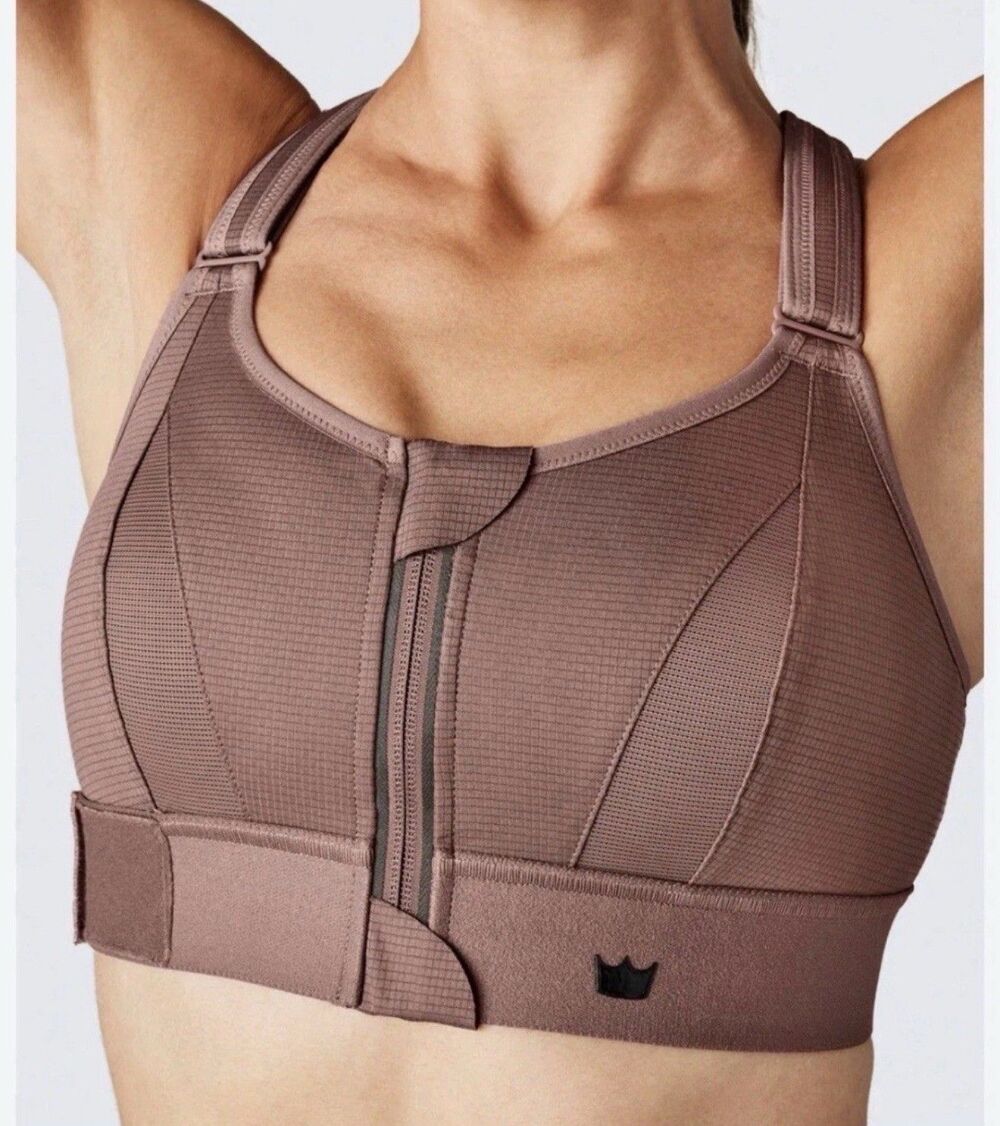 SHEFIT ULTIMATE Brown Sports Bra Size 6Luxe Comfortable Support